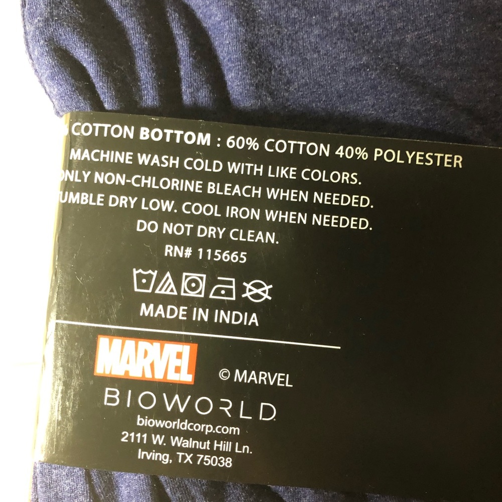 Men’s Marvel Spider Man pijama set LARGE - Picture 3 of 4